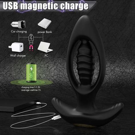 Buy Anal Vibrator For Man Wireless Remote Control Silicone Butt Plug