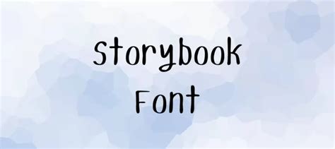 Storybook Font Free Download