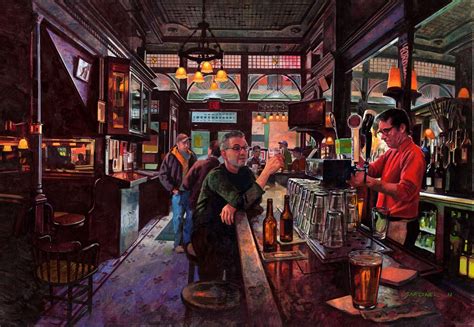 Sketch Of The Day October 2011 Painting Building Art Bar Scene