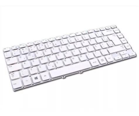 Teclado Branco Para Samsung 270e Np270e4e kdabr Br Ç Frete grátis