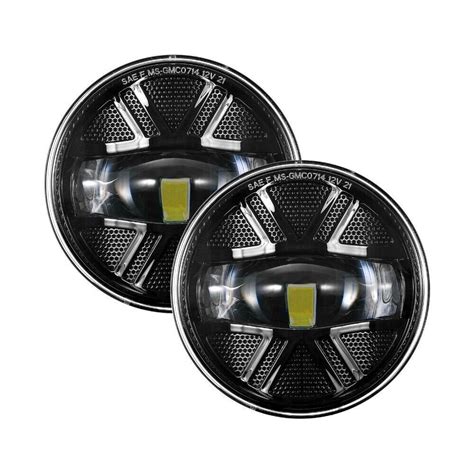 Pair Led Fog Lights For Gmc Sierra Hd