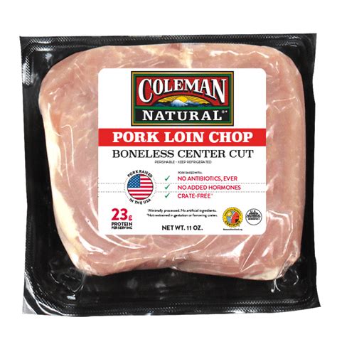 Boneless Pork Chops • Coleman Natural