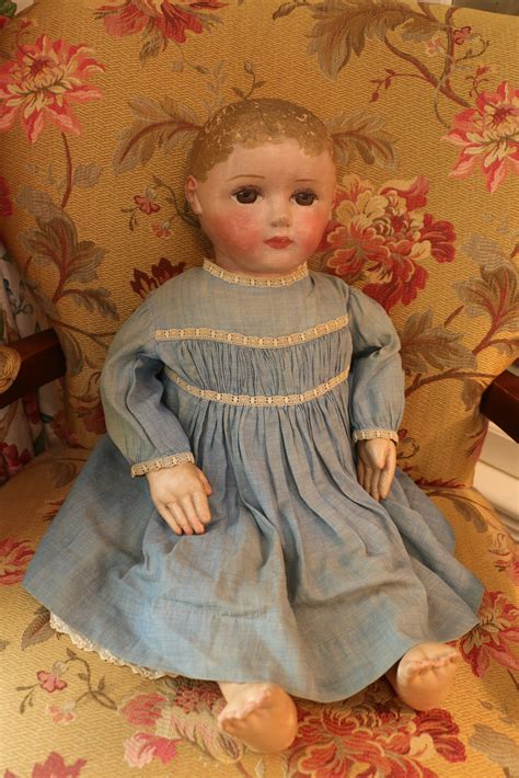 SOLD Antique Rollinson Cloth Doll, 23 IN Antique American Cloth Doll ...