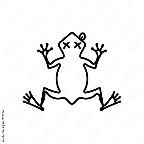 Dead Frog Clipart