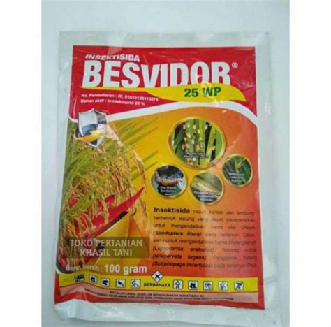 Insektisida BESVIDOR 25 WP Berat Bersih 100 Gram Lazada Indonesia