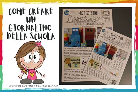 PERCORSO CREARE UN GIORNALINO DELLA SCUOLA PLAYandLEARN