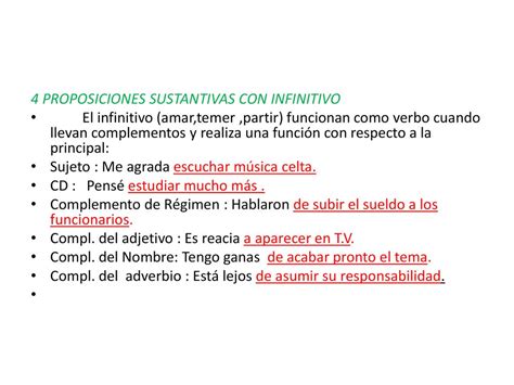 LA SUBORDINACIÓN SUSTANTIVA ppt descargar