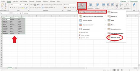 Comment Supprimer Les Cellules Doublons Sur Excel