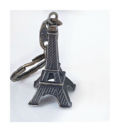 Vintage Eiffel Tower Keyring D Eiffel Tower Keychain Paris Etsy Uk