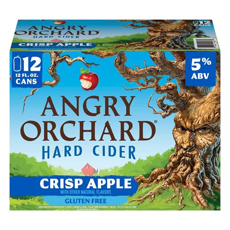 Angry Orchard Crisp Apple Hard Cider 12 pk Cans - Shop Hard cider at H-E-B