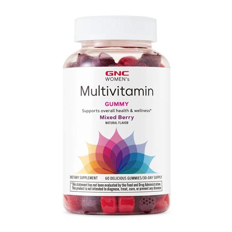 Buy GNC Womens Multivitamin Gummies, 60 Gummies, Complete Multivitamin and Multimineral Gummy ...