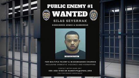 Gang Member Named Public Enemy No1 Wanted By Salt Lake Metro Gang Unit