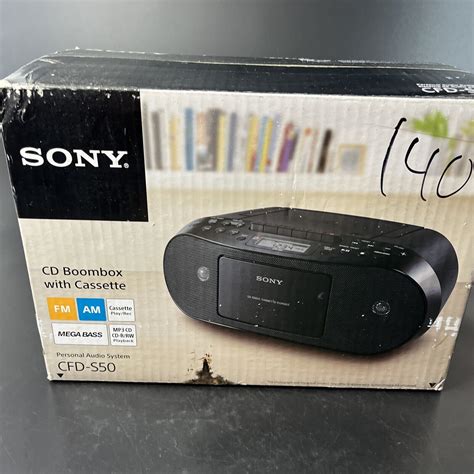 Sony Cfd S Portable Cd Boombox Cassette Am Fm Stereo Mp Player Cd R