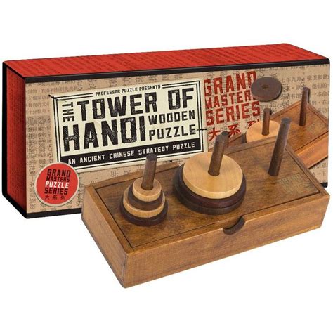 The Tower Of Hanoi Wooden Puzzle Mind Games Geelong