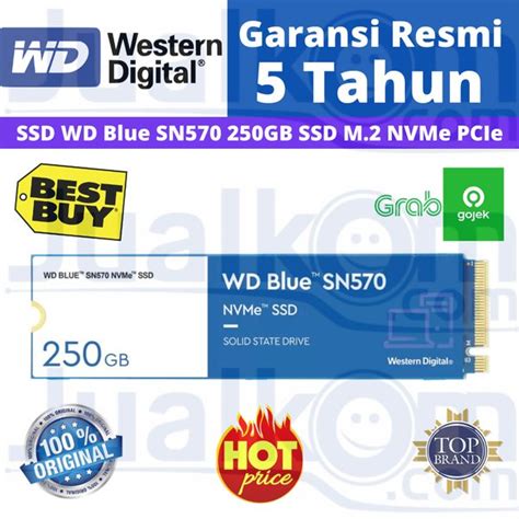 Jual SSD WD Blue SN570 250GB M 2 NVMe PCIe Gen 3 Resmi Di Lapak Karya