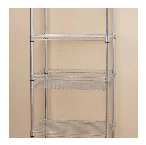 Rack Estante Anaquel Cromado Niveles Acero Inoxidable En Venta En La