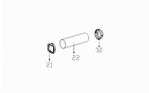 GAINE D EVACUATION AIR REP 22 Pour CLIMATISEUR ELECTROLUX 405532043