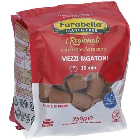 Farabella Mezzi Rigatoni Con Grano Saraceno Senza Glutine G Redcare