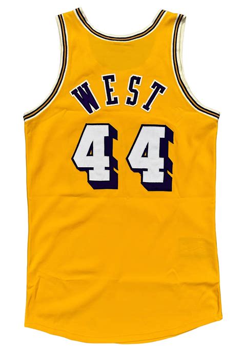 Lot Detail 1971 72 Jerry West Los Angeles Lakers Game Used Jersey