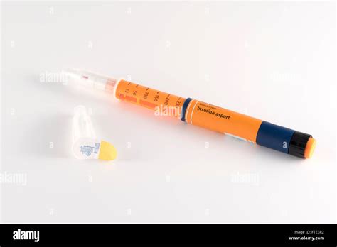 Insulin Syringe Orange Cap Needle Hi Res Stock Photography And Images