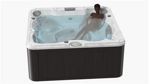 Nude Dark Skin Woman In Large Hot Tub Rigged Model TurboSquid
