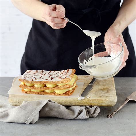 Recette Mille feuille classique à la crème pâtissière