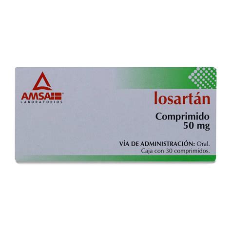 Losartan 30 Tabs 50 Mg Amsa