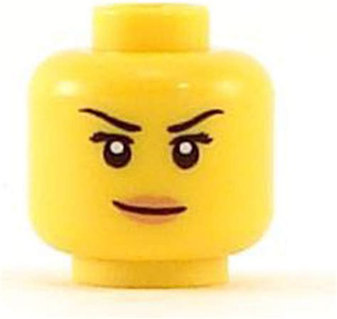 Lego Orjinal Aksesuar Custom Moc Minifigür Minifigure Head Sarı Kafa Güzel Makyajlı Kadın