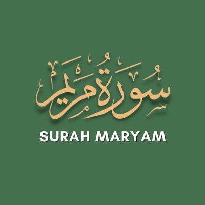 Surah Maryam Rumi Terjemahan Maksud Jawi