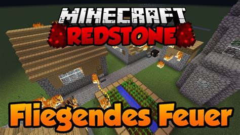 REDSTONE Minecraft Fliegendes Feuer YouTube