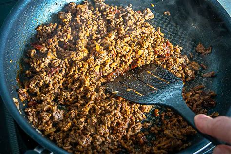 Ground Beef Tostadas With Salsa De Aguacate 4 Mexican Please