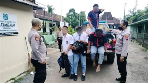 Hendak Tawuran Sejumlah Pelajar Smk Di Pati Diamankan Polisi