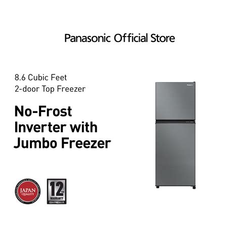 Panasonic Nr Bp Vs Cu Ft No Frost Inverter Type Two Door Top