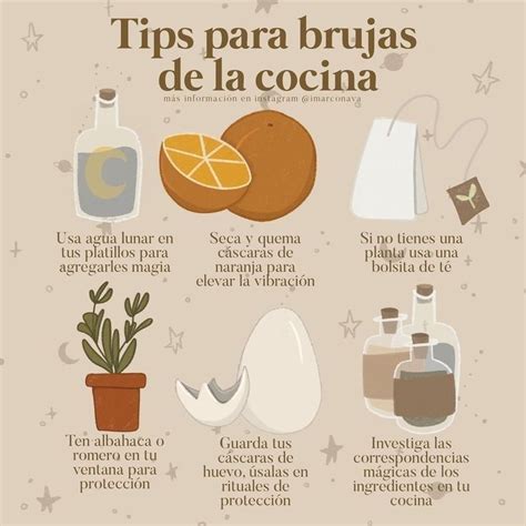 Pin de Ana María Borau Prieto en Tips para Brujas en la Cocina Magia