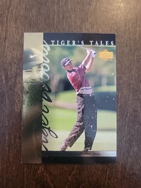 2001 INSERT RC Deck Supérieur Tiger Woods Tiger s Tales Rookie Tt20