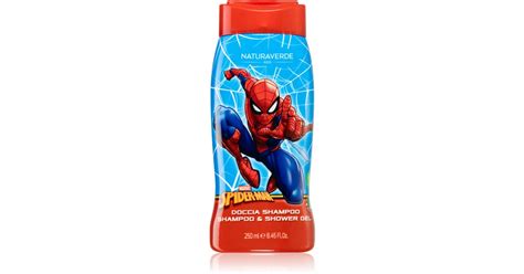 Marvel Spiderman gel de duche e champô 2 em 1 para crianças notino pt