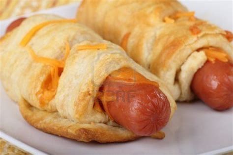 Hot Dogs Wrapped In Crescent Rolls With Cheese Camping Idea Camping