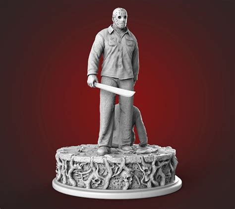 Jason Voorhees 3d Model Stl File Friday The 13th Jason Figure Etsy