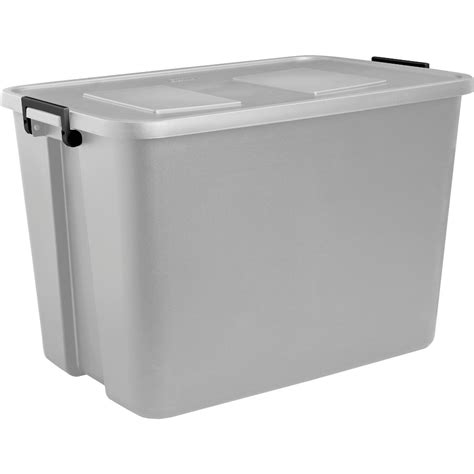 Angeles Millwork And Hartnagel Sterilite 32 Gal Cement Latch Tote