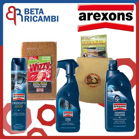 Kit Pulizia Auto Moto Arexons Bardahl Per Cura E Lavaggio Macchina