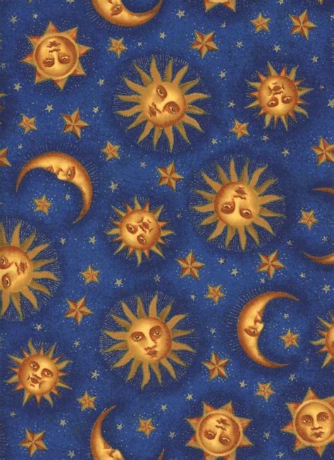 Celestial Sun And Moon Background