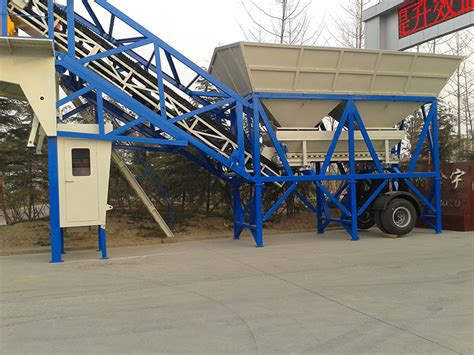 Yhzs Mobile Concrete Batching Plant