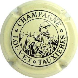 Capsule de champagne Louvet Petit dessin Gris crème et noir côte et valeur