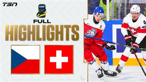 Czechia Vs Switzerland FULL HIGHLIGHTS World Juniors 2024 YouTube