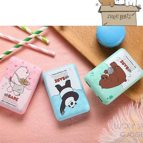 Jual Supreme We Bare Bears Mah Cute Cartoon Powerbank Mini