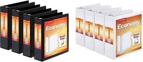 Amazon Cardinal Economy Ring Binders Inch And Inch Black