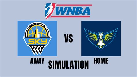 Wnba 2k 23 Full Match Chicago Sky Vs Dallas Wings Simulation Youtube