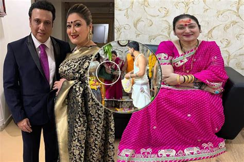 Govinda Wife Sunita Ahuja Trolled For Carrying Handbag In Sanctum