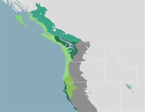 Northwest Coniferous Forest Map