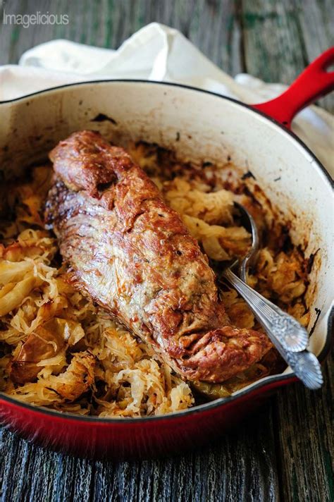 Pork loin with sauerkraut and apples – Artofit